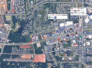4088 Watson Blvd, Warner Robins, GA - Aerial  map view