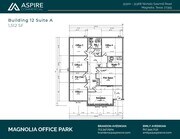 Magnolia Office Park_FloorPlan Building 12_Suite A_(1,512)SF