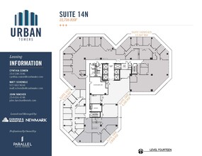 222 W Las Colinas Blvd, Irving, TX à louer Plan d’étage- Image 1 de 1