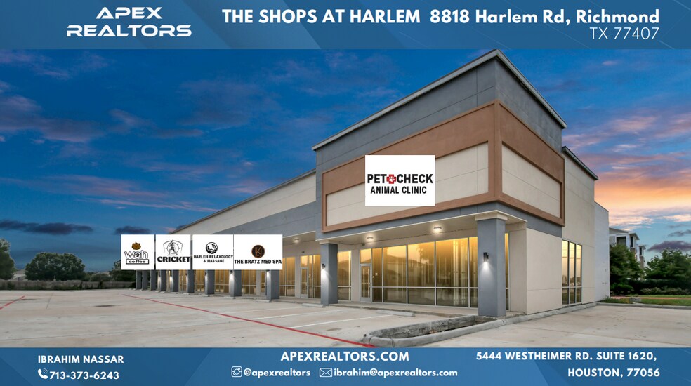 8818 Harlem rd, Richmond, TX à louer - Photo du bâtiment - Image 2 de 7