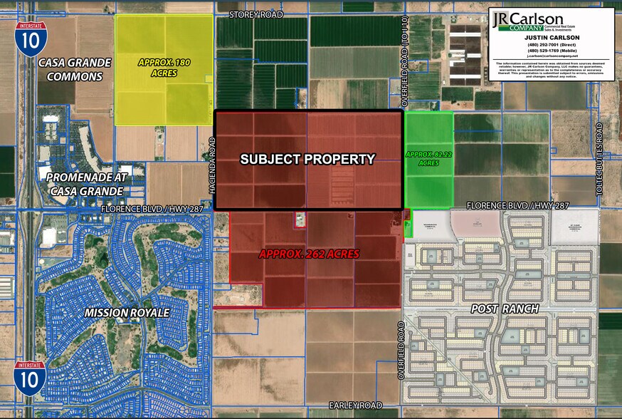 Highway 287 & Hacienda Road, Casa Grande, AZ à vendre - Photo principale - Image 1 de 1