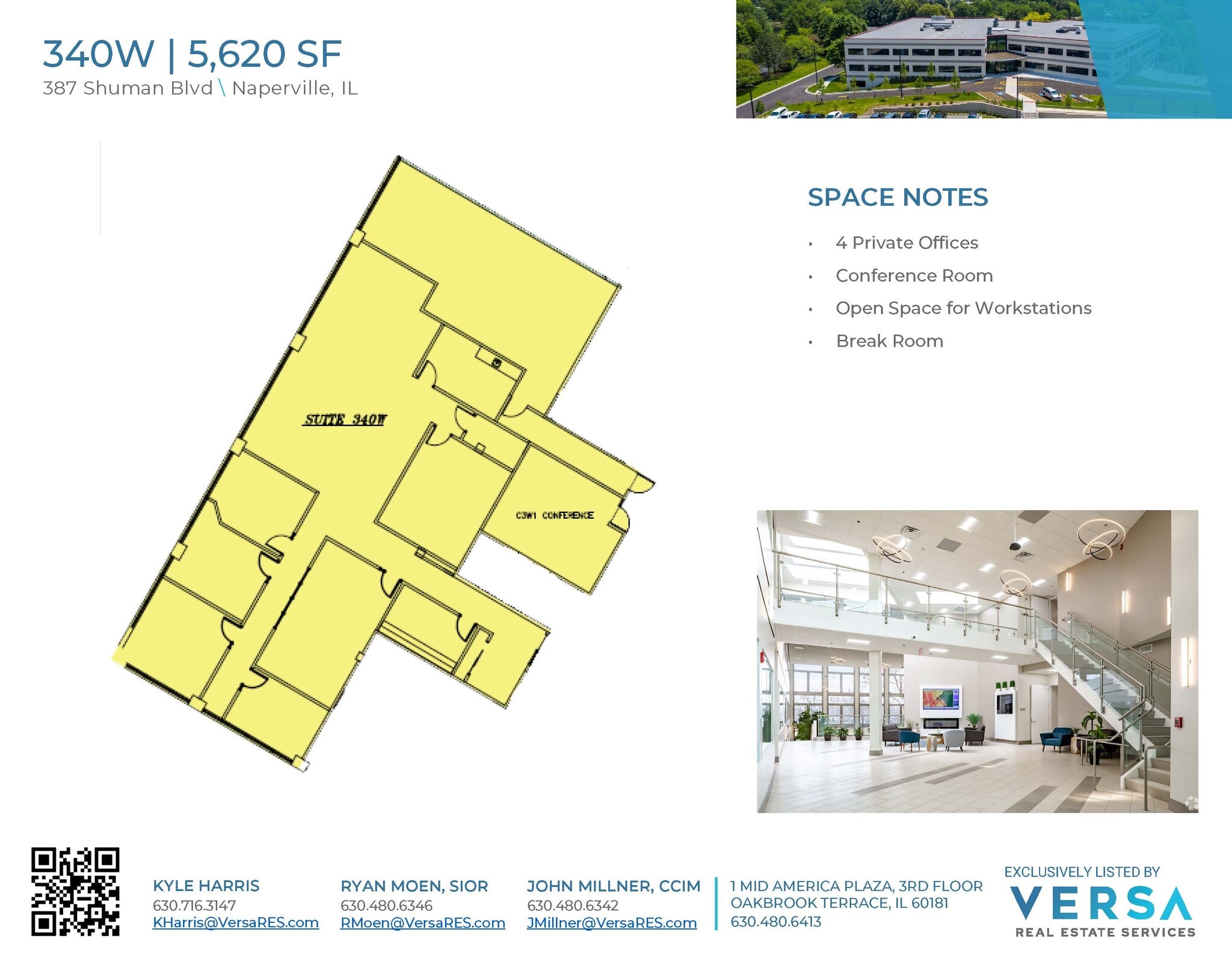 387 Shuman Blvd, Naperville, IL for lease Floor Plan- Image 1 of 1