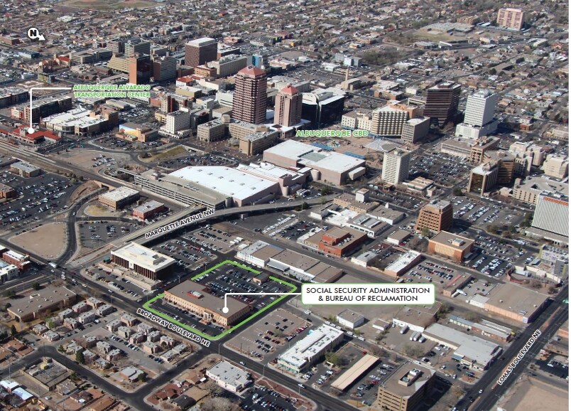 555 Broadway Blvd NE, Albuquerque, NM à vendre - Aérien - Image 2 de 10