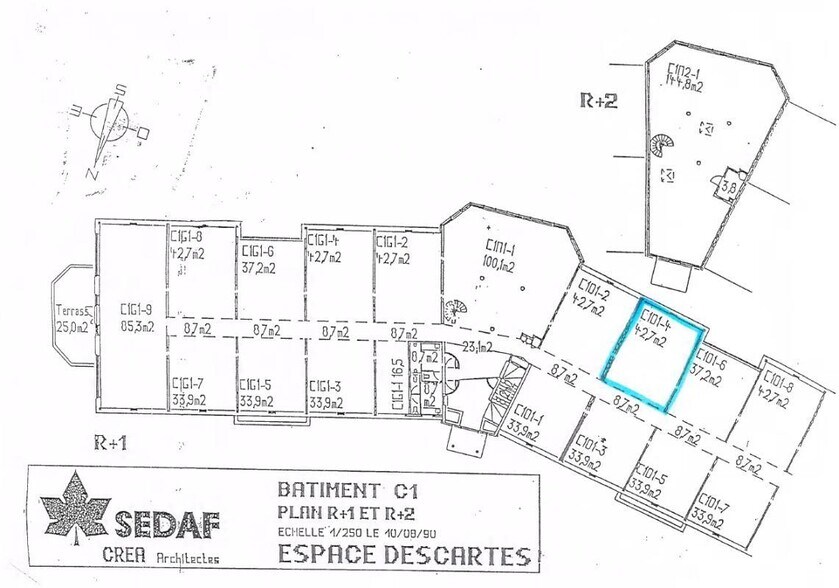 Rue Albert Einstein, Champs-sur-Marne for lease - Floor Plan - Image 2 of 5