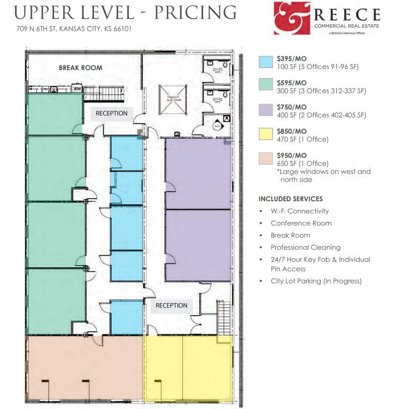 709 N 6th St, Kansas City, KS for lease Floor Plan- Image 1 of 1