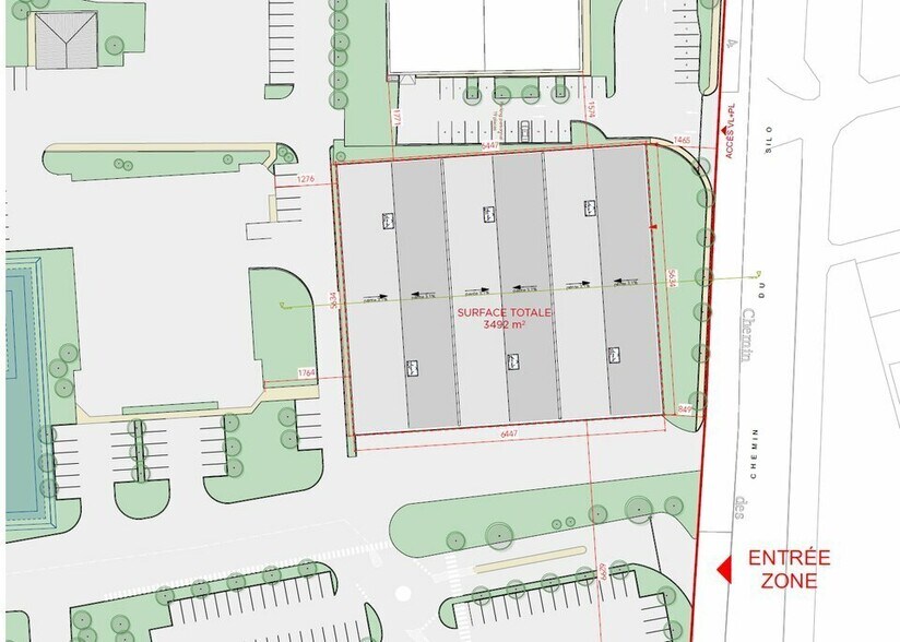 18 Rue Jean Perrin, Toulouse à louer - Plan de site - Image 3 de 3