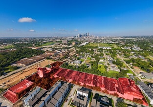 421 Schweikhardt St, Houston, TX - AERIAL  map view