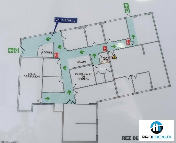 Commerce de détail dans Échirolles à louer - Plan d’étage - Image 2 de 3