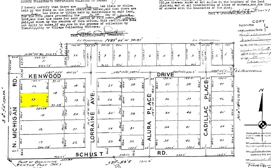 4500 N Michigan Ave, Saginaw, MI à vendre - Plan cadastral - Image 2 de 2