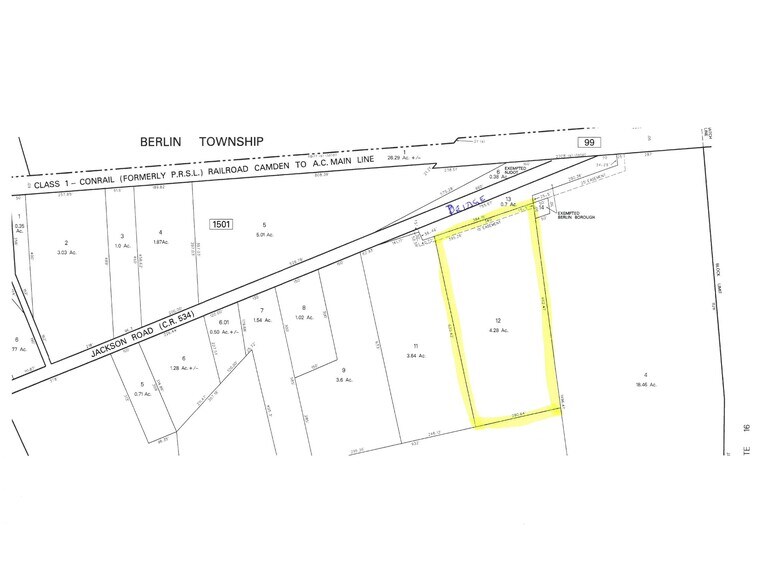 Jackson Rd, Berlin, NJ for sale - Building Photo - Image 2 of 2