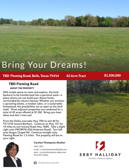 TBD 2 Fleming Road Rd, Bells, TX for sale - Other - Image 2 of 3