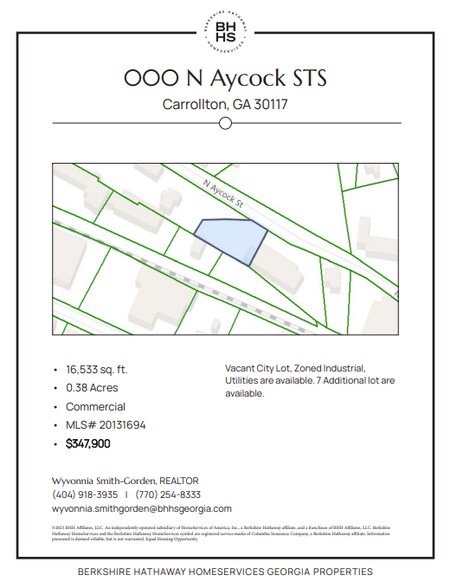 000 Aycock St, Carrollton, GA à vendre - Photo du bâtiment - Image 3 de 3