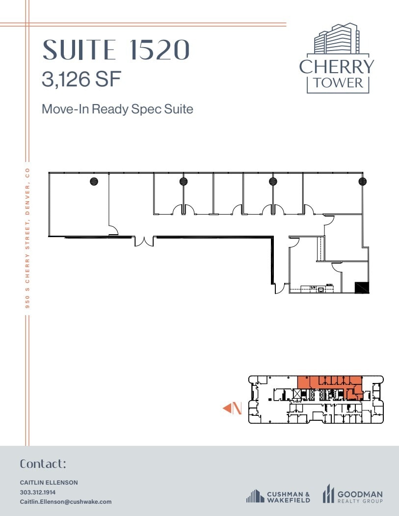 950 S Cherry St, Denver, CO for lease Floor Plan- Image 1 of 1