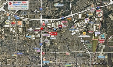3430 N Interstate 35 E, Lancaster, TX - AERIAL  map view - Image1