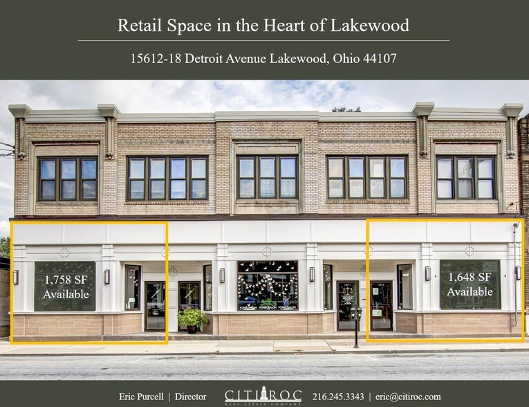 15612-15618 Detroit Ave, Lakewood, OH for lease - Building Photo - Image 1 of 4