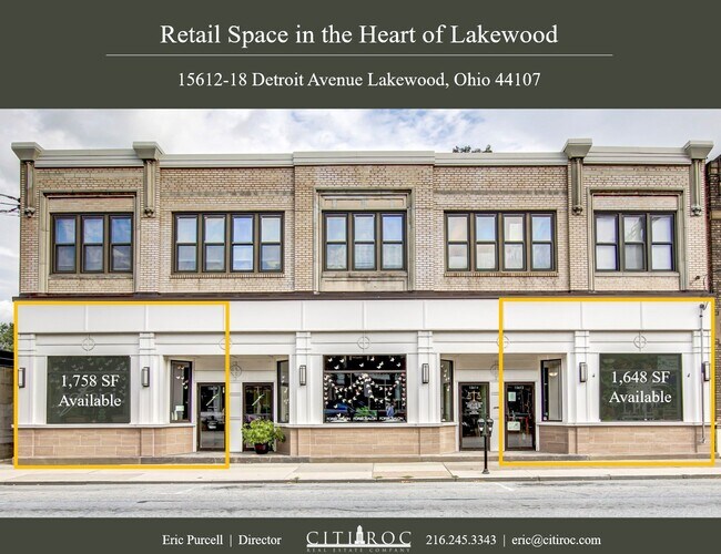 Plus de détails pour 15612-15618 Detroit Ave, Lakewood, OH - Bureau/Commerce de détail, Commerce de détail à louer