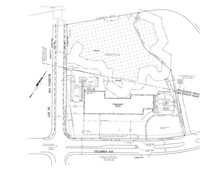 820 Columbia Ave, Upper Chichester, PA for lease - Site Plan - Image 3 of 4