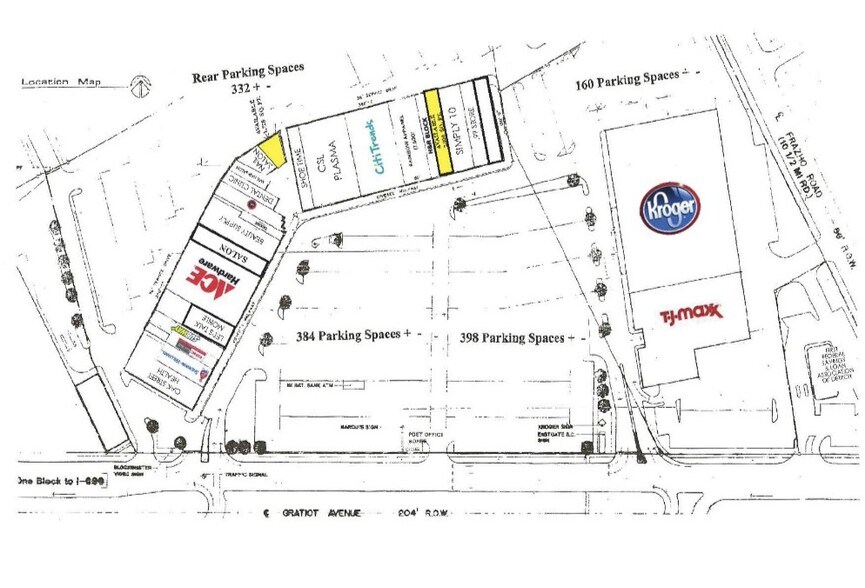 26180-26390 Eastgate Blvd, Roseville, MI à louer - Photo du bâtiment - Image 2 de 5