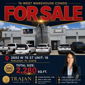 More details for 2693 W 76th St, Hialeah, FL - Industrial for Sale