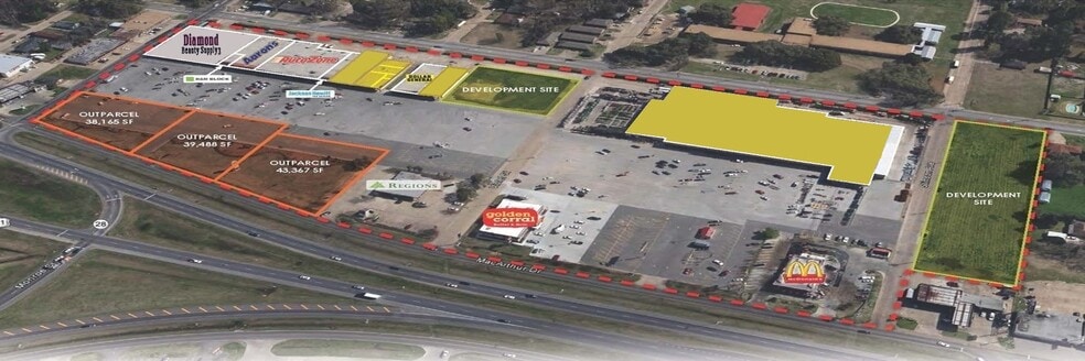 111-443 MacArthur Dr, Alexandria, LA for lease - Site Plan - Image 3 of 14