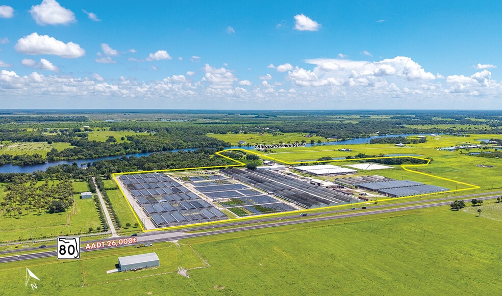 22341 Palm Beach Blvd, Alva, FL à vendre - Aérien - Image 2 de 12