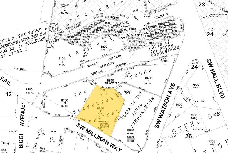 12655 SW Millikan Way, Beaverton, OR à louer Plan cadastral- Image 1 de 20