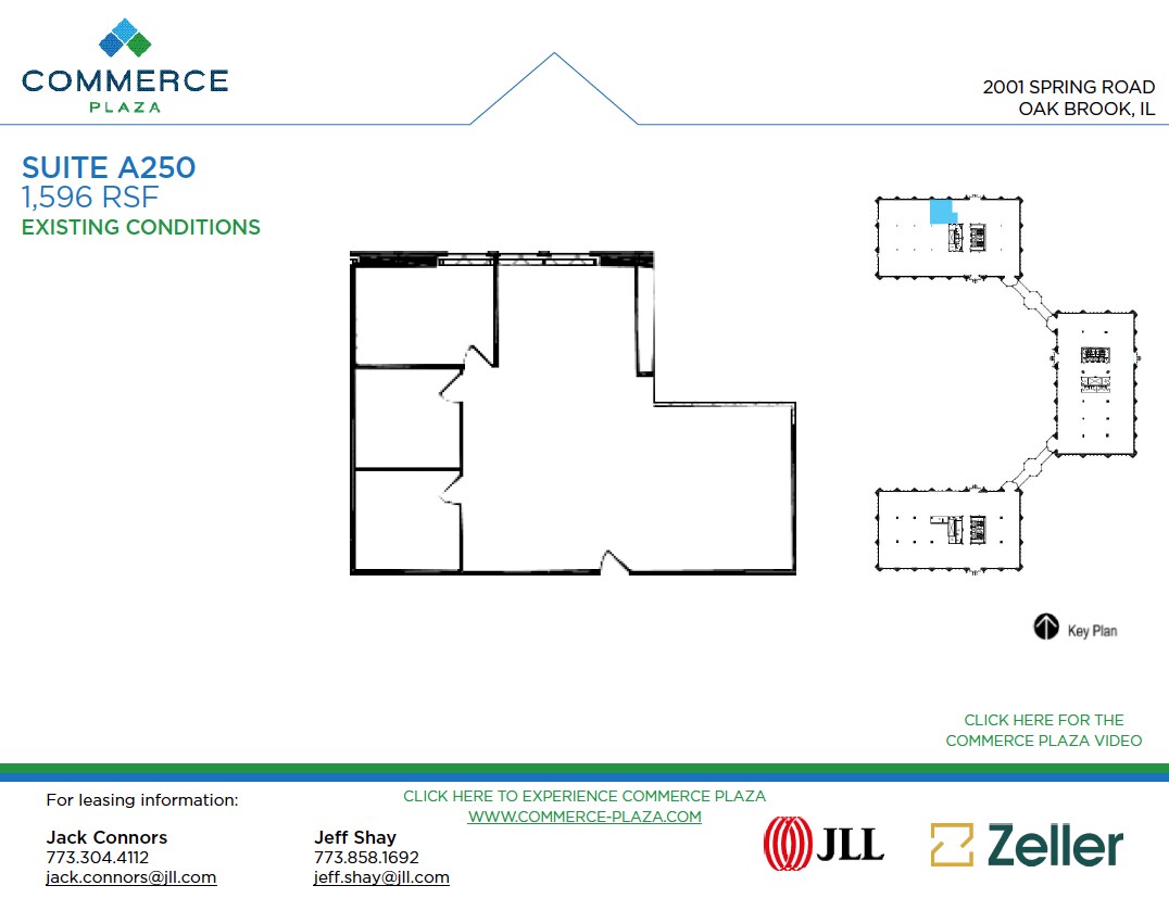 2001 Spring Rd, Oak Brook, IL à louer Plan d’étage- Image 1 de 1