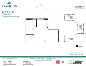 2001 Spring Rd, Oak Brook, IL à louer Plan d’étage- Image 1 de 1