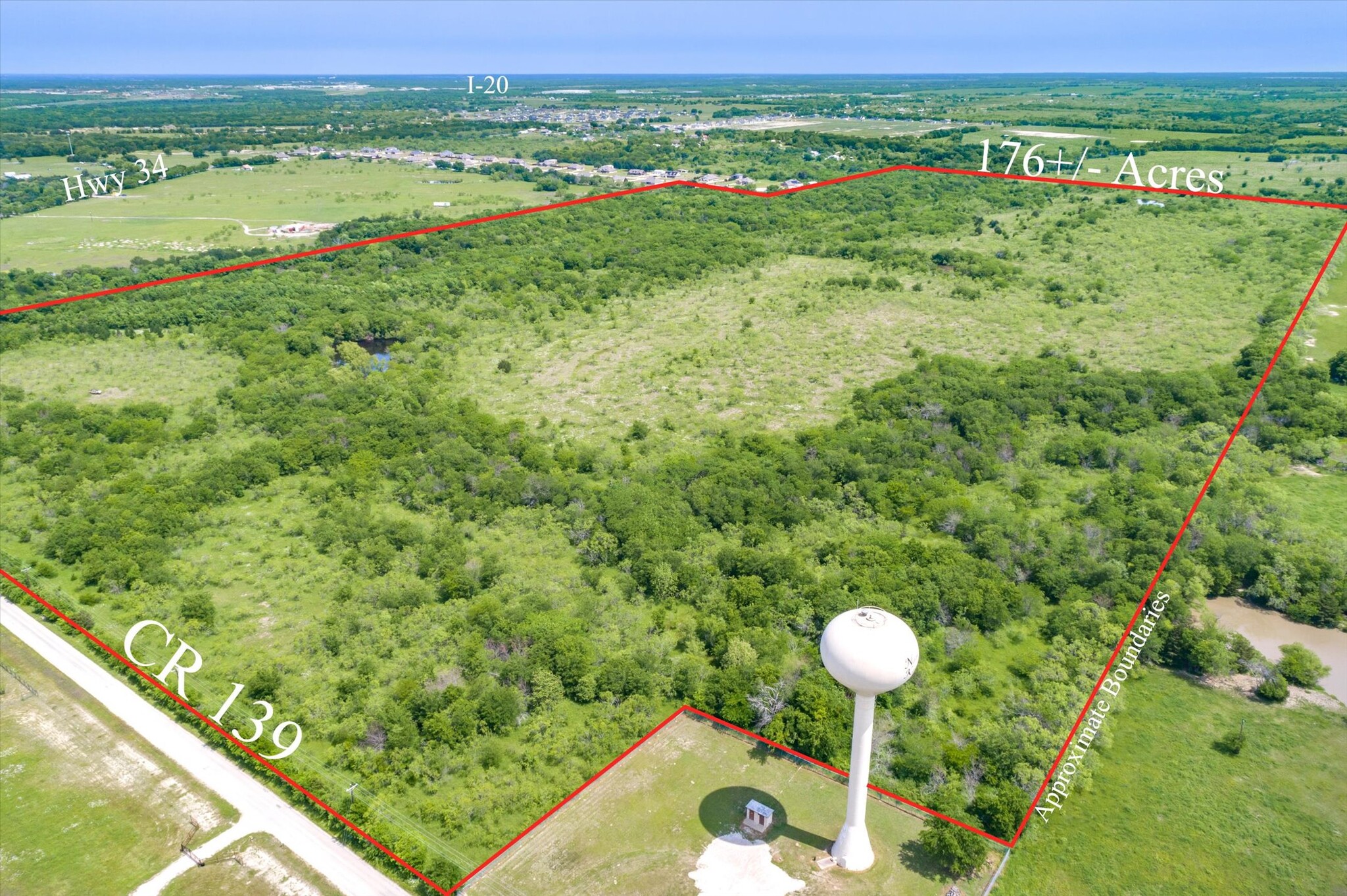 County Road 139, Terrell, TX for sale Aerial- Image 1 of 16