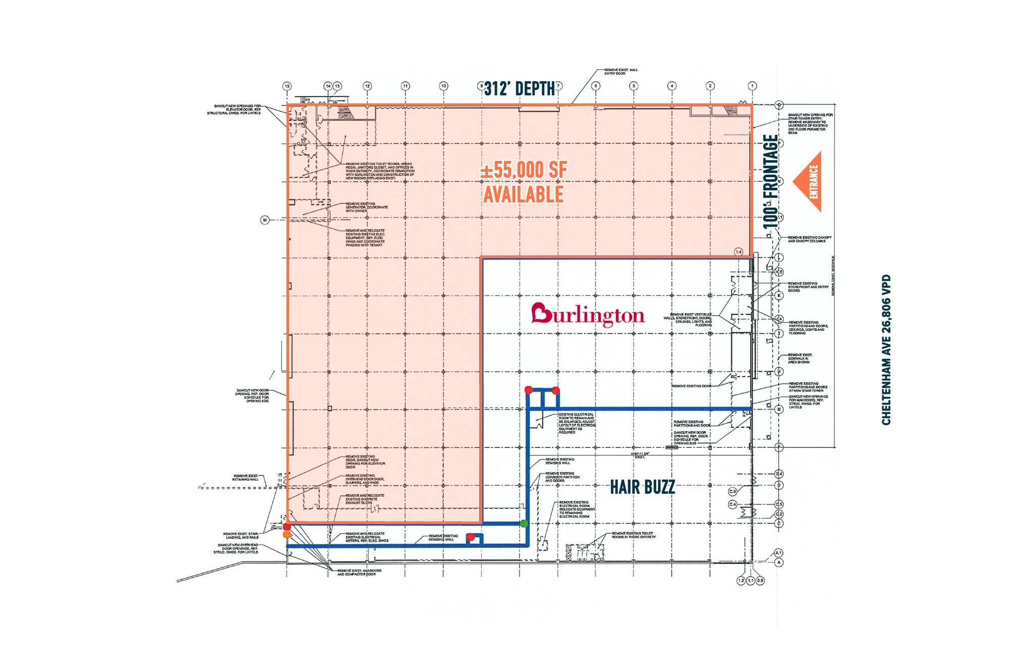 2471 W Cheltenham Ave, Wyncote, PA à louer Plan de site- Image 1 de 1