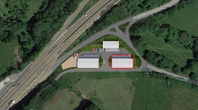 C1-C4 Woodpecker Park, South Brent, DEV - AERIAL  map view