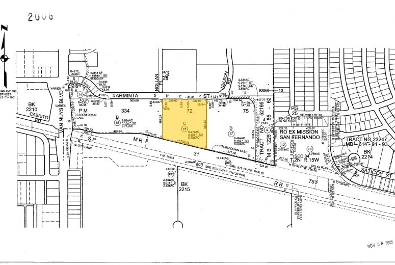 14300-14320 Arminta St, Panorama City, CA for lease - Plat Map - Image 2 of 6