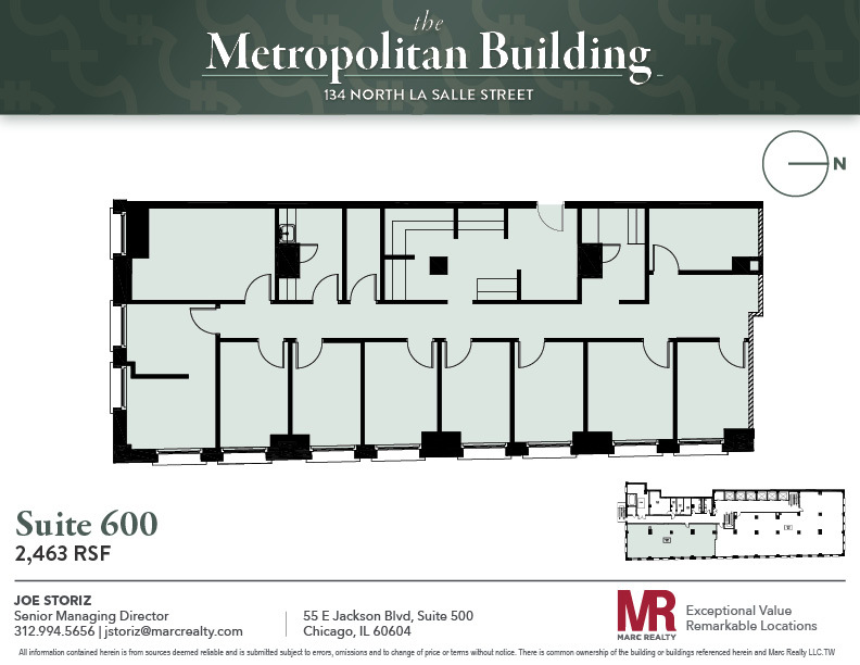 134 N LaSalle St, Chicago, IL for lease Building Photo- Image 1 of 1