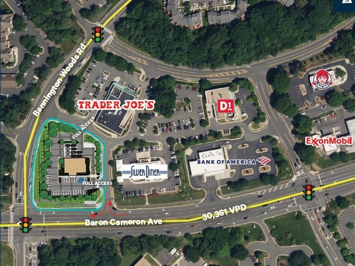 1750 Hampton Ave, Reston, VA à vendre - Aérien - Image 2 de 3