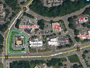 1750 Hampton Ave, Reston, VA - AERIAL map view