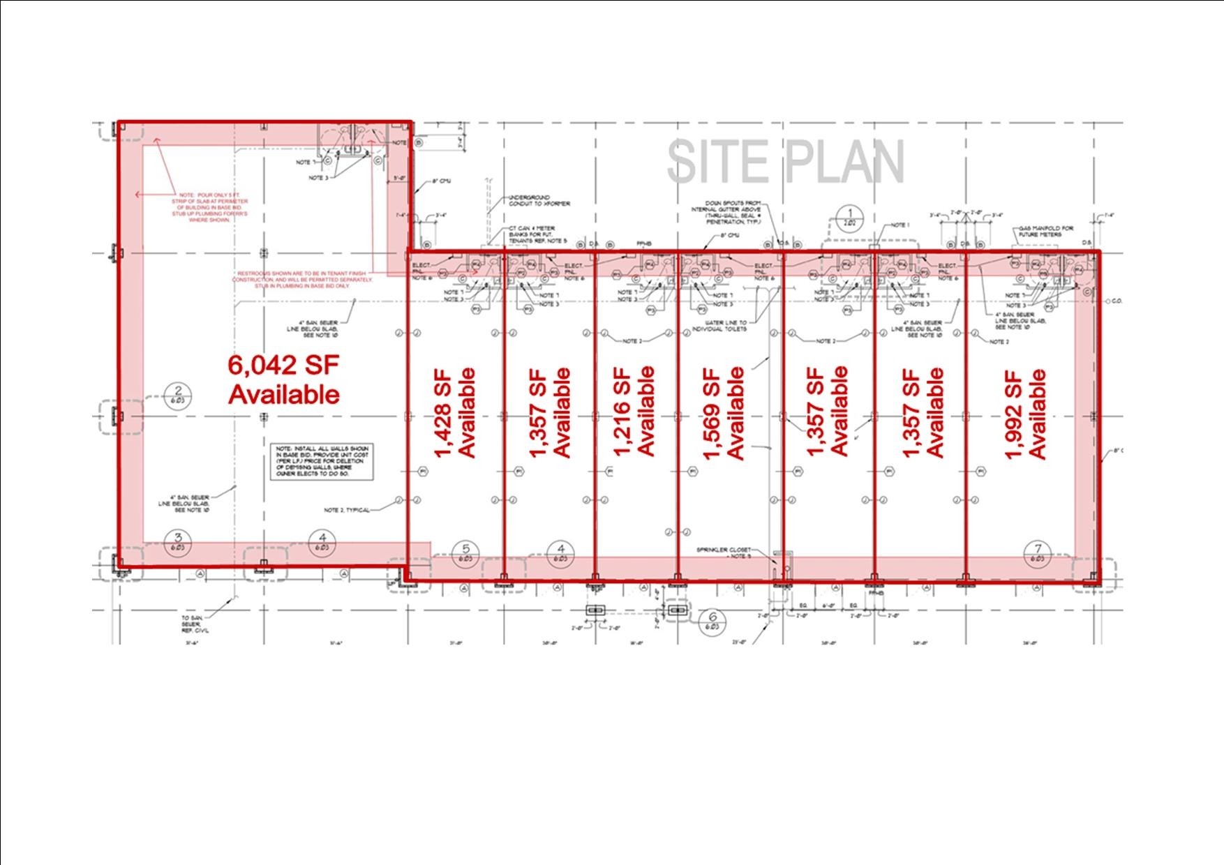 1140-1168 N 38th St, Broken Arrow, OK à louer Plan d  tage- Image 1 de 1