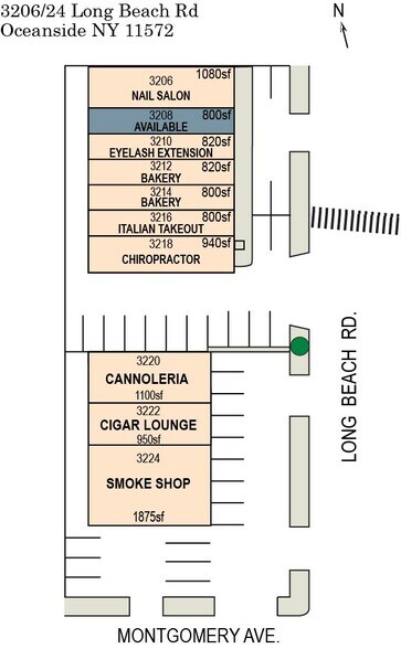 3206-3224 Long Beach Rd, Oceanside, NY for lease - Building Photo - Image 2 of 15