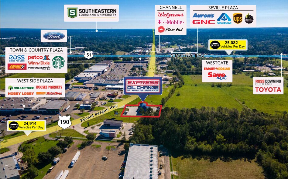 2613 W Thomas St, Hammond, LA à vendre - Photo du bâtiment - Image 3 de 5