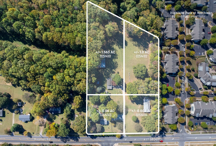 9019 Reames Rd, Charlotte, NC for sale - Aerial - Image 2 of 5