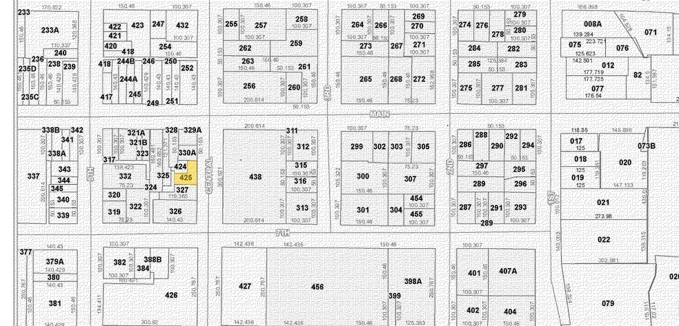 618 S Central Ave, Safford, AZ for sale - Plat Map - Image 2 of 2