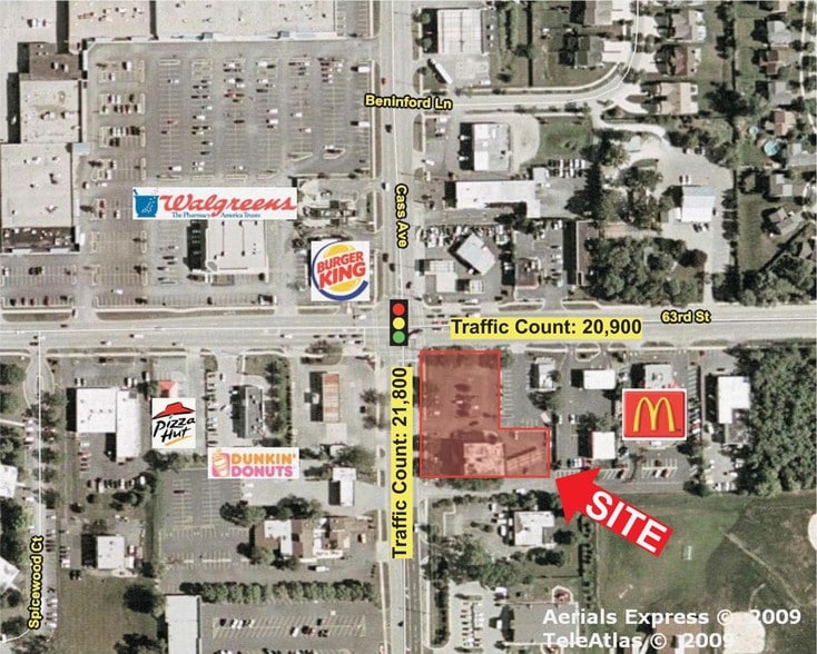 6301 S Cass Ave, Westmont, IL for lease - Aerial - Image 3 of 14