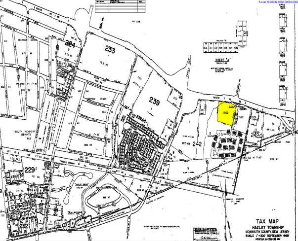 100 Village Ct, Hazlet, NJ à vendre - Plan cadastral - Image 2 de 6