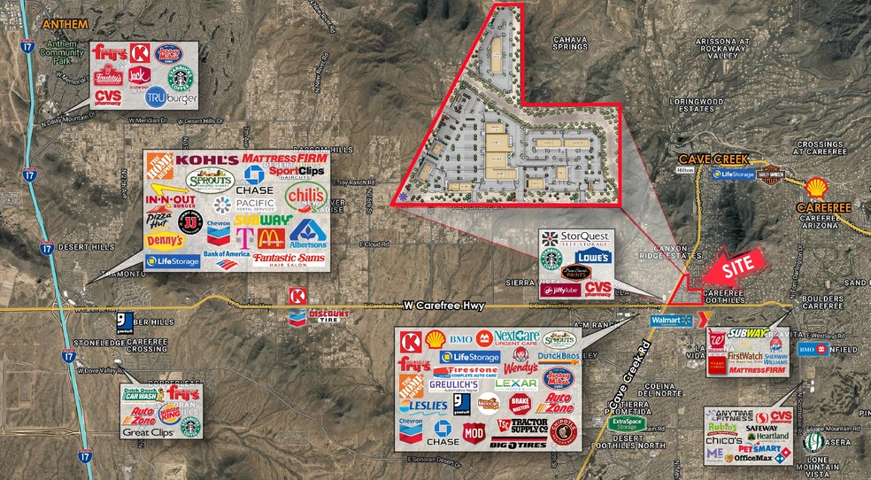 NEC Carefree Hwy & Cave Creek Rd, Carefree, AZ for sale - Building Photo - Image 1 of 1