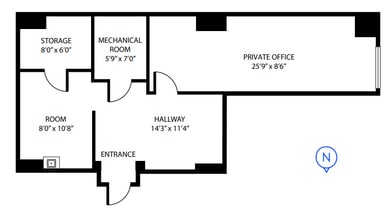 105 21st St, Saskatoon, SK for lease Floor Plan- Image 1 of 1