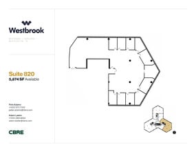 1 Westbrook Corporate Ctr, Westchester, IL for lease Floor Plan- Image 1 of 1