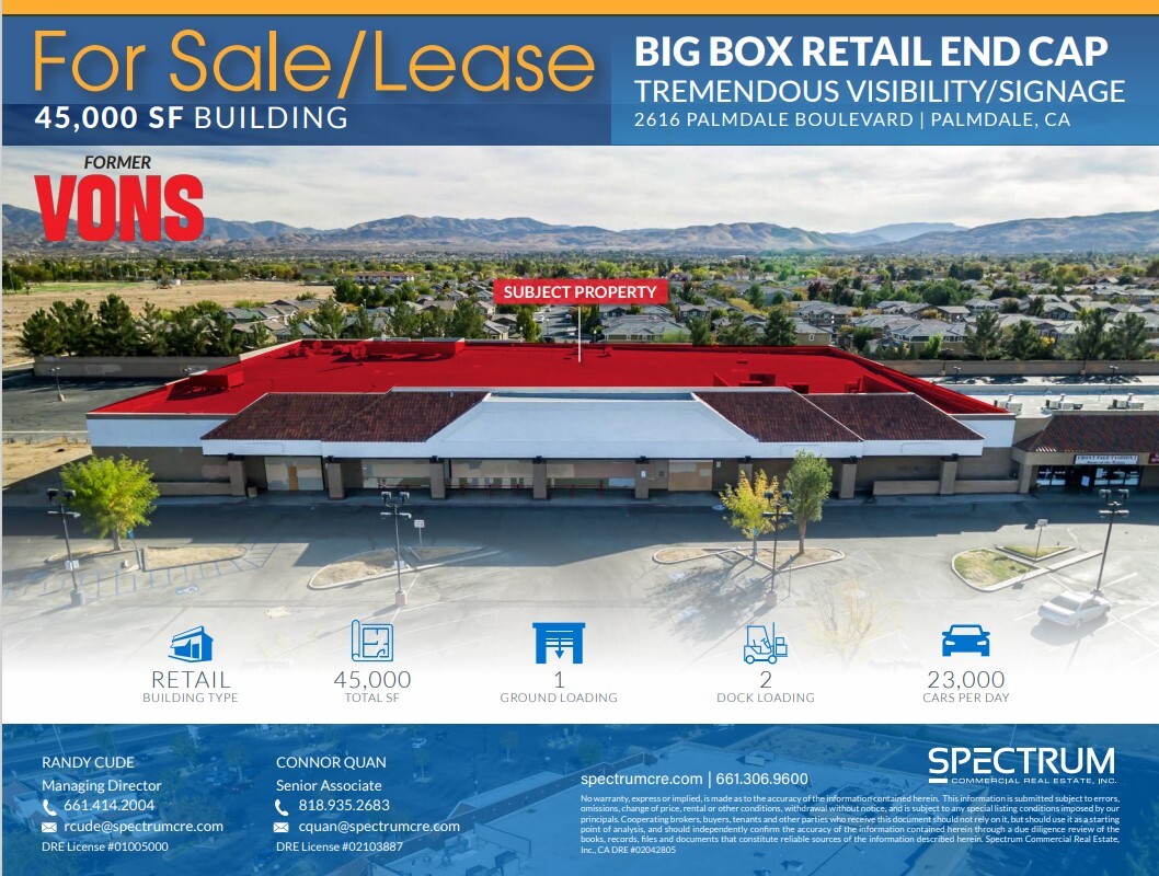 2616 E Palmdale Blvd, Palmdale, CA for sale Building Photo- Image 1 of 1