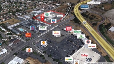 1460 N Lovers Ln, Ukiah, CA - AERIAL map view