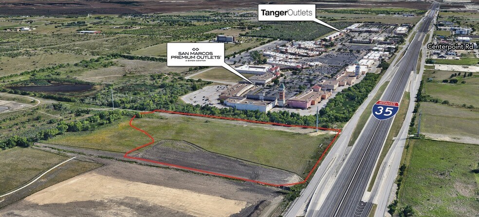 IH-35 & E McCarty Ln, San Marcos, TX à vendre - Aérien - Image 3 de 4