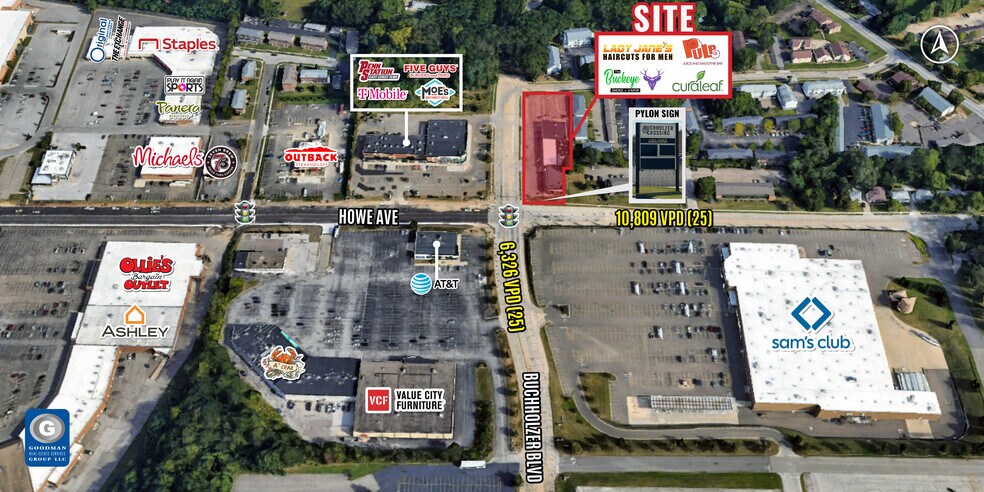 1210-1232 Buchholzer Blvd, Cuyahoga Falls, OH à louer - Aérien - Image 2 de 4