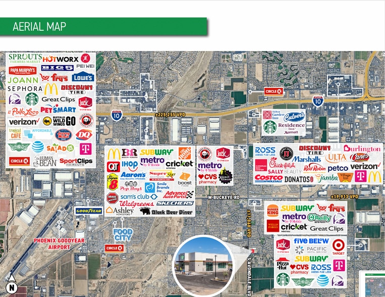 11420 W Buckeye Rd, Avondale, AZ for sale - Aerial - Image 2 of 7